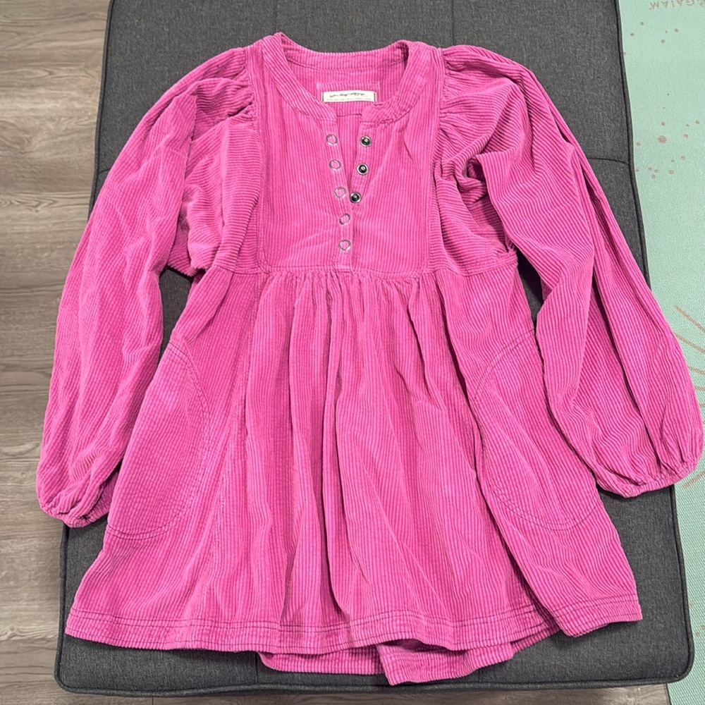 We The Free Corduroy Mini Long Sleeve Dress
